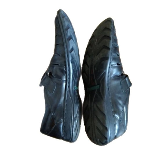 Joseph Seibel Lionel Men's Shoes Black US 9.5 Leather Slip on Fisherman Loafers - Picture 6 of 9